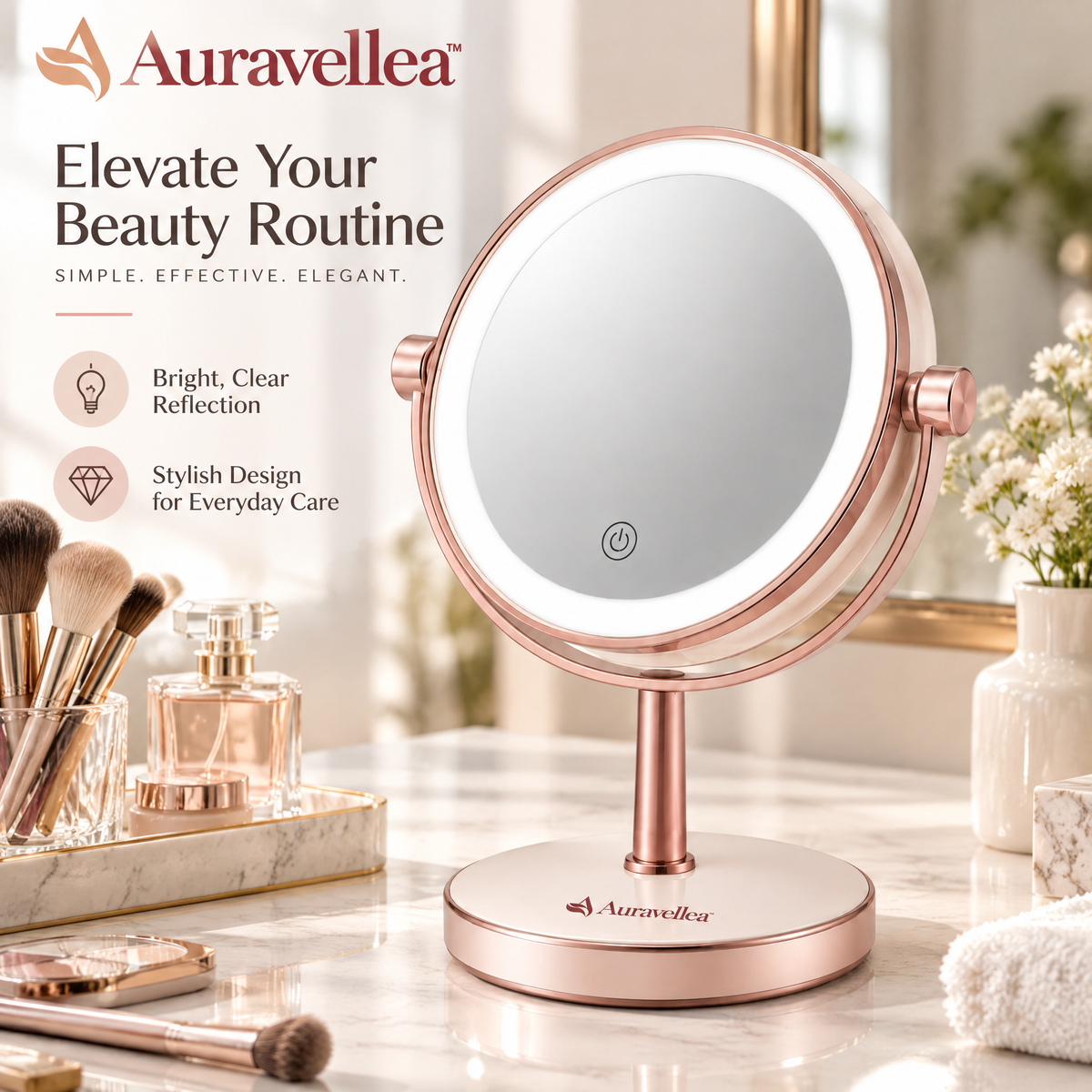 Auravellea™ Magnifying Makeup Mirror