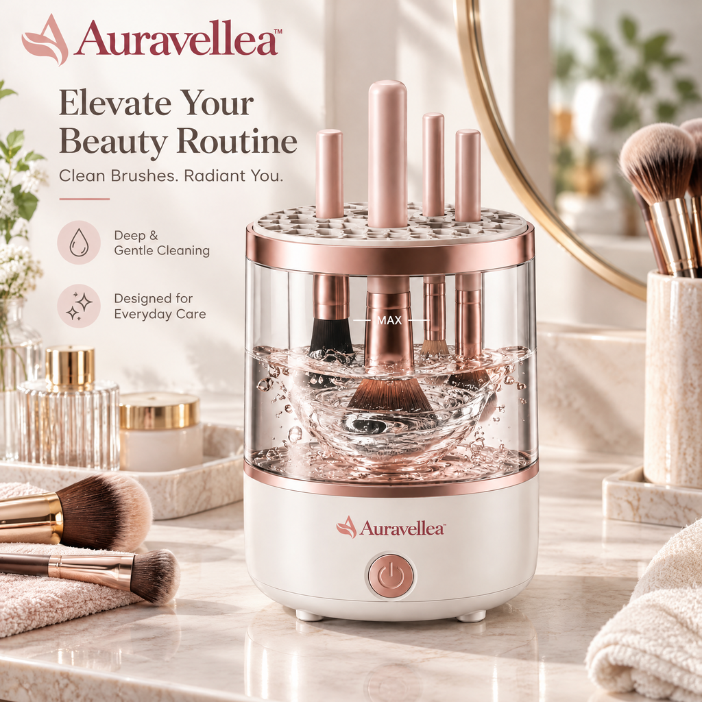 Auravellea™ Makeup Brush Cleaning Machine