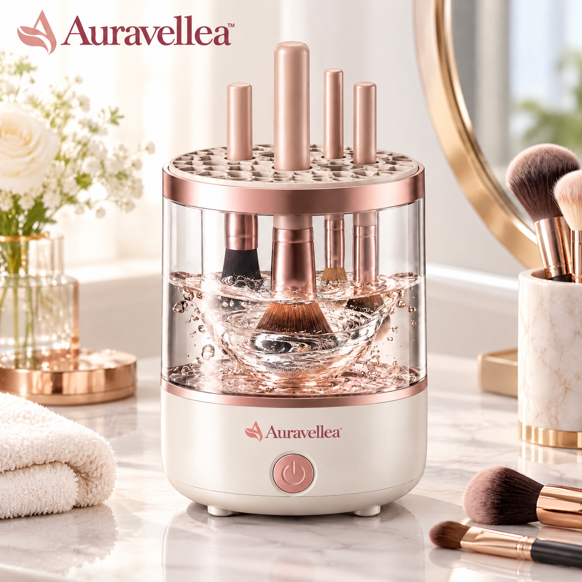 Auravellea™ Makeup Brush Cleaning Machine