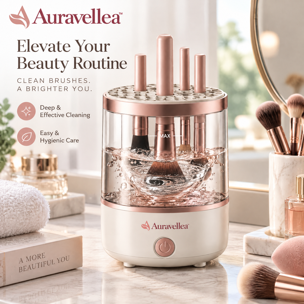 Auravellea™ Makeup Brush Cleaning Machine