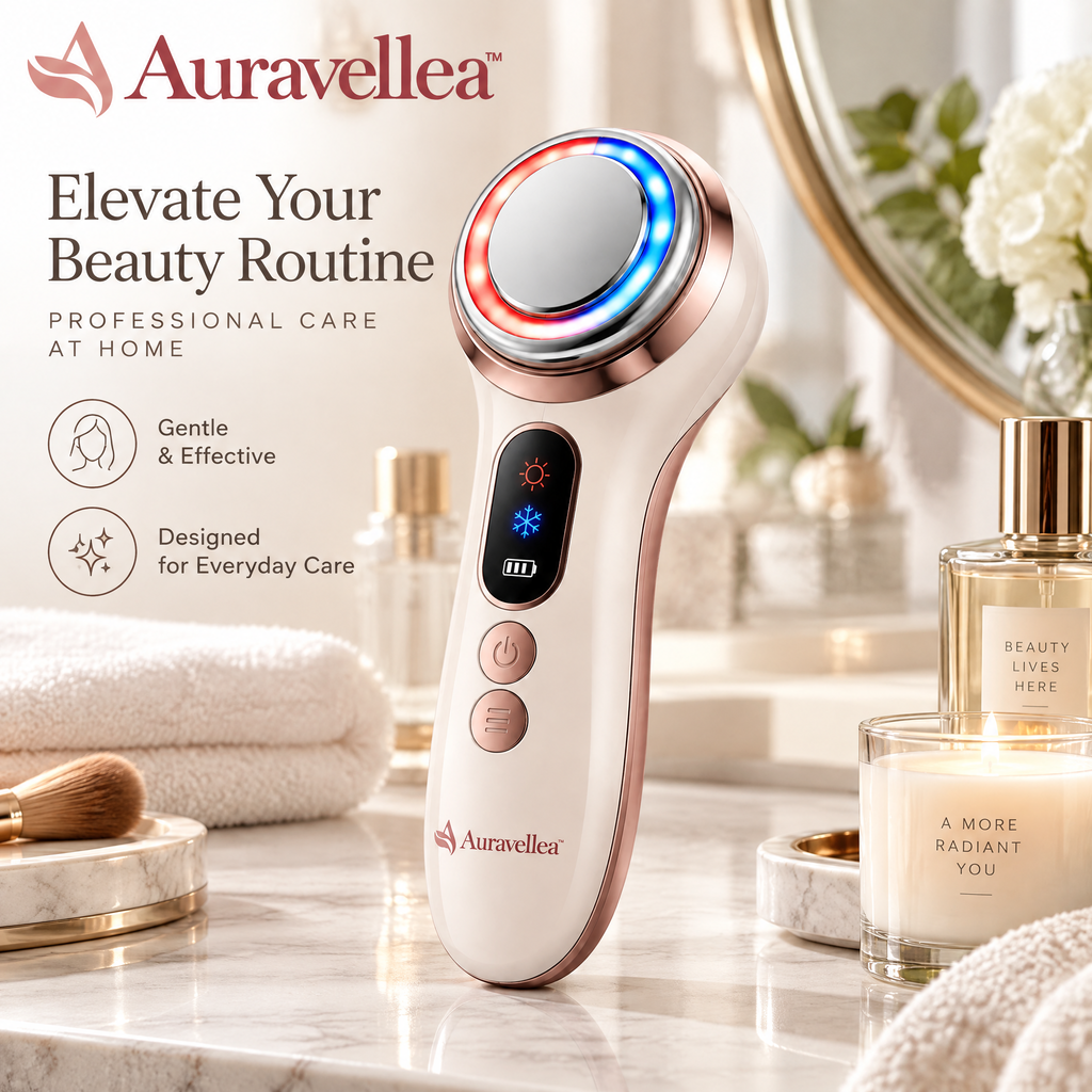 Auravellea™ Hot & Cold Facial Massager