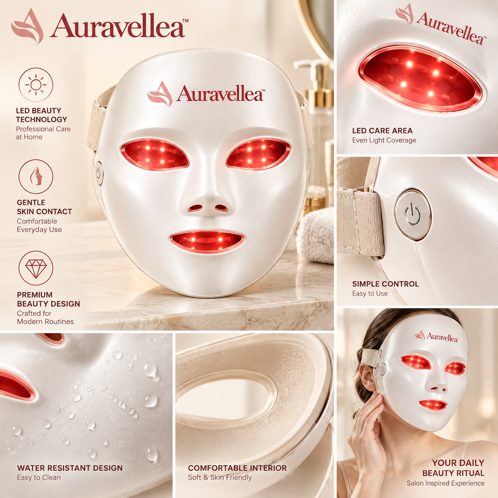 Auravellea™ LED Light Therapy Face Mask