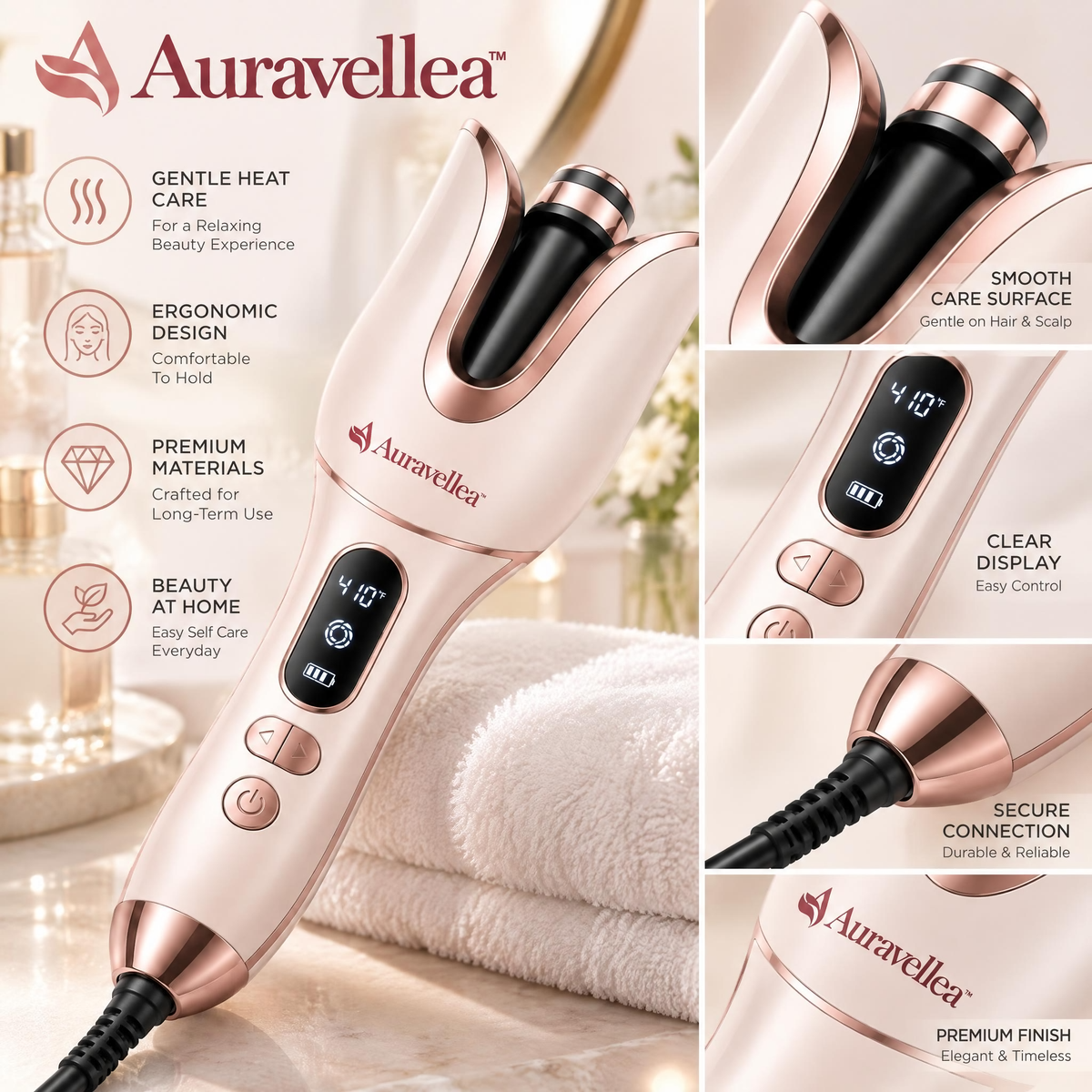 Auravellea™ Automatic Hair Curler