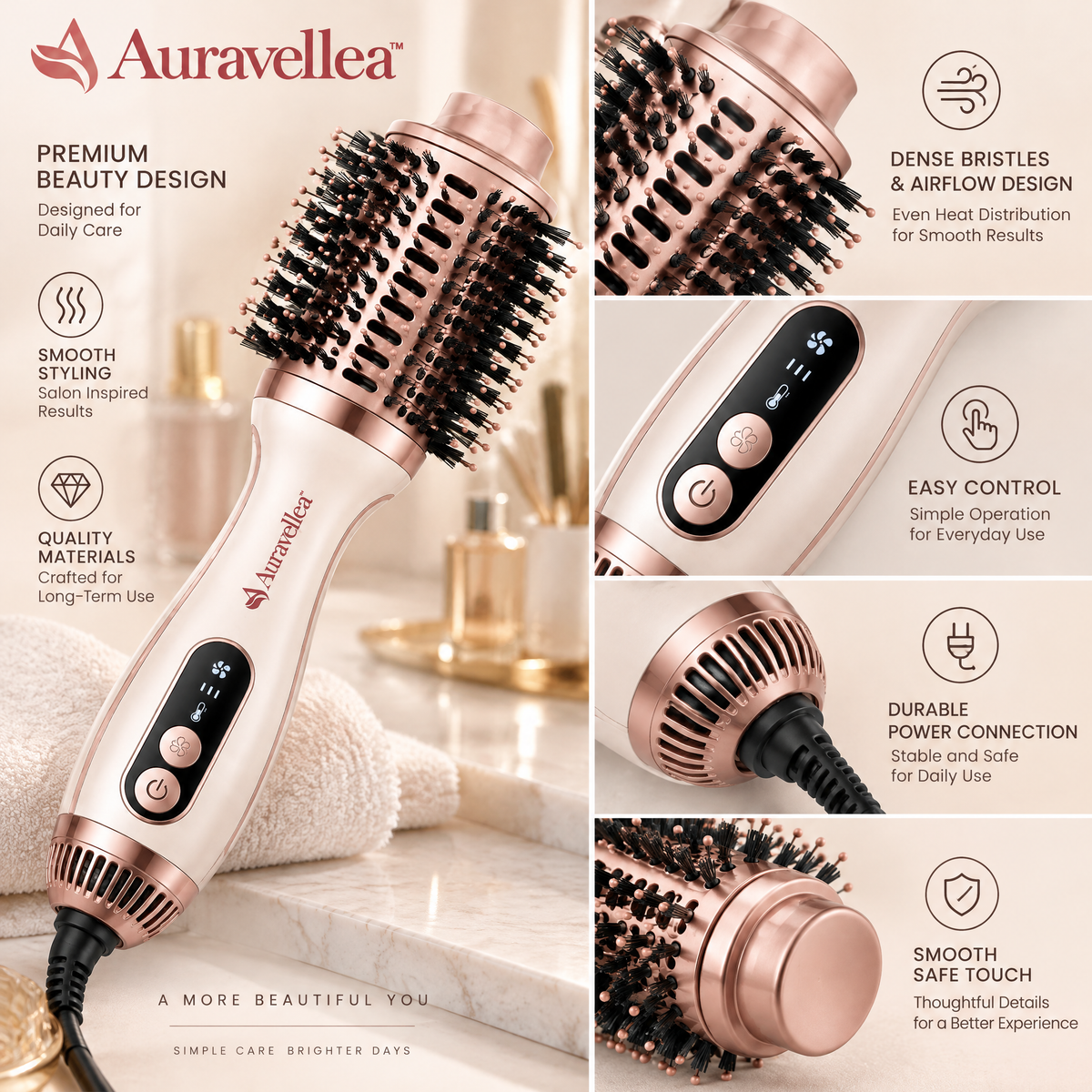 Auravellea™ Hot Air Styling Brush