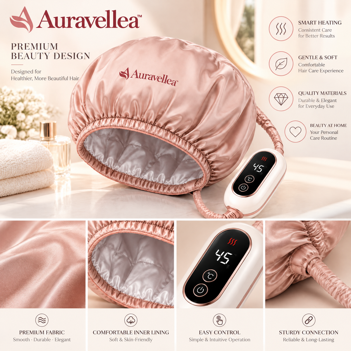 Auravellea™ Hair Care Steam Cap